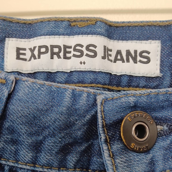 EXPRESS JEANS ROCCO Slim Fit Distressed Size: 29X32 - Picture 3 of 5